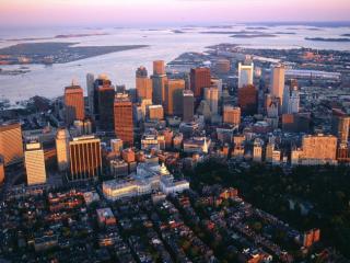 Obrazek: Aerial View of Downtown Boston, Massachusetts