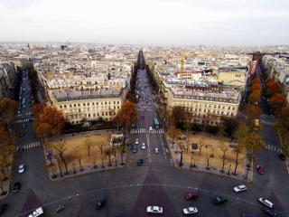 Obrazek: Aerial View of Place de l´Etoile, Paris, France