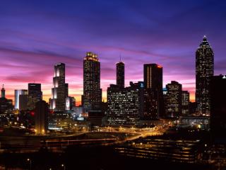 Obrazek: Atlanta Skyline at Sunset, Georgia