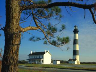 Obrazek: Bodie Island Lighthouse, Cape Hatteras National Seashore, North Carolina
