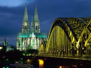 Obrazek: Cologne Cathedral and Hohenzollern Bridge, Cologne, Germany