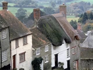 Obrazek: Cottages, Shaftsbury, Dorset, England