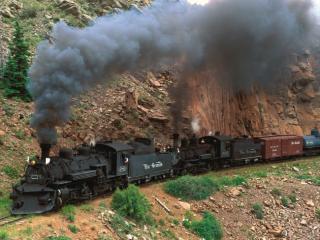 Obrazek: Cumbres and Toltec Steam Train, Colorado