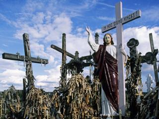 Obrazek: Hill of Crosses, Siauliai, Lithuania