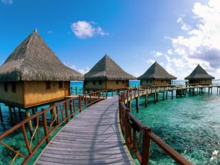 Obrazek: Kia Ora Hotel, Rangiroa Lagoon, Tuamotu Islands, French Polynesia