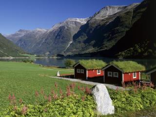 Obrazek: Lakeside Homes, Oldenvatnet, Norway