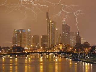 Obrazek: Lightning Storm, Frankfurt, Germany