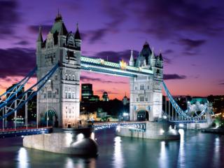 Obrazek: London Evening, Tower Bridge, England