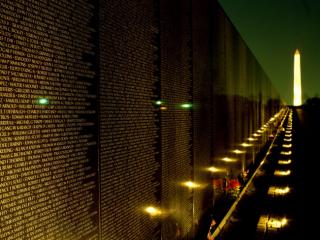 Obrazek: Night View, Vietnam Veterans Memorial