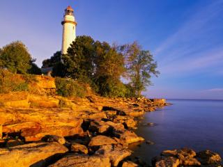 Obrazek: Point Aux Barques Lighthouse, Port Austin, Michigan