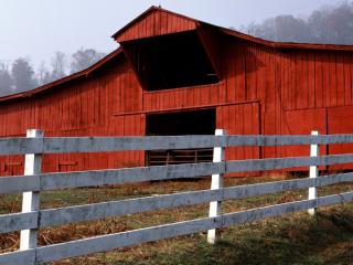 Obrazek: Red Barn, Scott County, Virginia