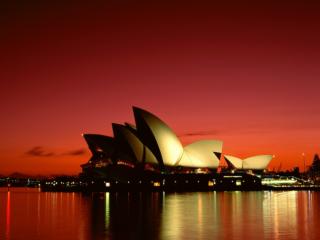 Obrazek: Scarlet Night, Sydney Opera House, Sydney, Australia
