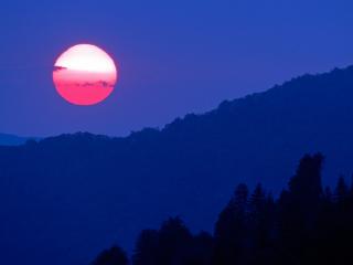 Obrazek: Smoky Mountain Sunset, Tennessee