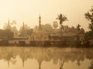 Obrazek: Wat Chong Kham, Mae Hong Son, Golden Triangle, Thailand
