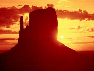 Obrazek: West Mitten Butte, Monument Valley, Arizona
