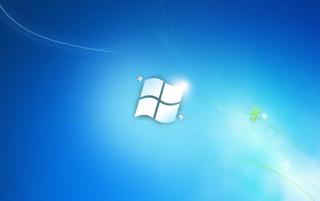 Obrazek: Windows 7 - na błękitnym tle
