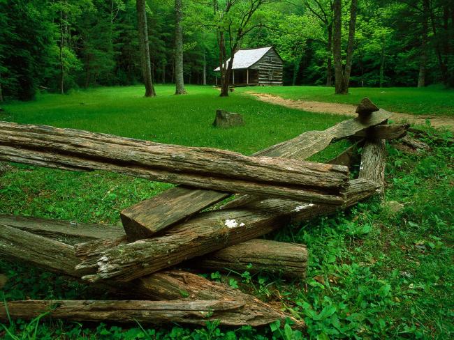 Carter Shields Cabin, Cades Cove, Great Smoky Mountains National Park, Tennessee