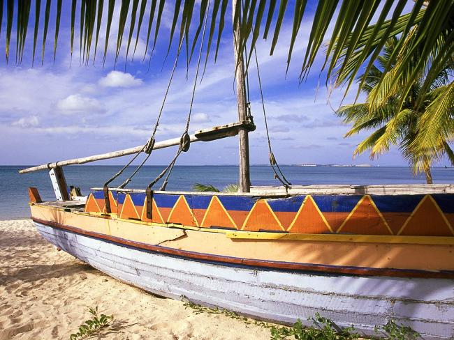 Detail of a Dhow, Isle of Benguerra