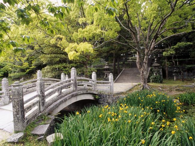 Hagi Castle Garden, Western Honshu, Japan