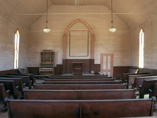 Methodist Church Interior, Bodie, California