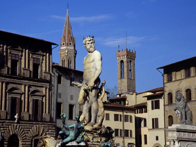 Neptune Fountain, Piazza Della Signoria, Florence, Italy