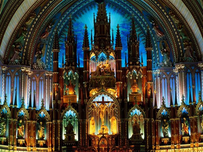 Notre Dame Basilica, Montreal,  Canada