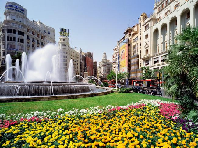 Plaza del Ayuntamiento, Valencia, Spain