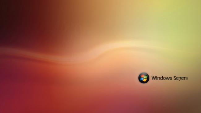 Windows 7 - ciepłe kolory
