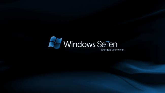 Windows 7 - czerń