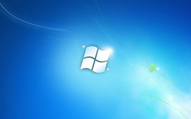 Windows 7 - na błękitnym tle