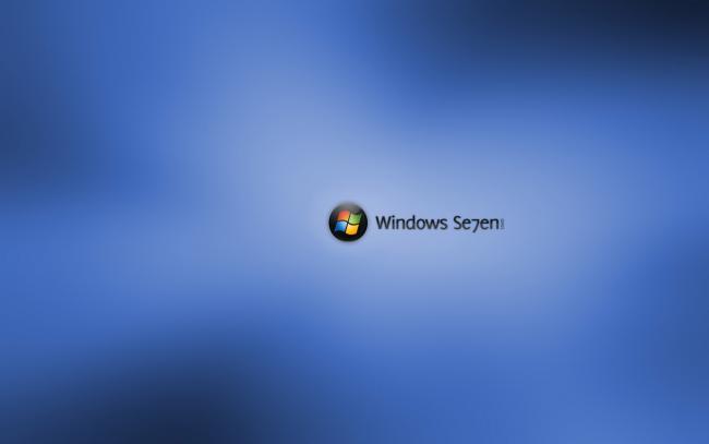 Windows 7 - na niebieskim tle