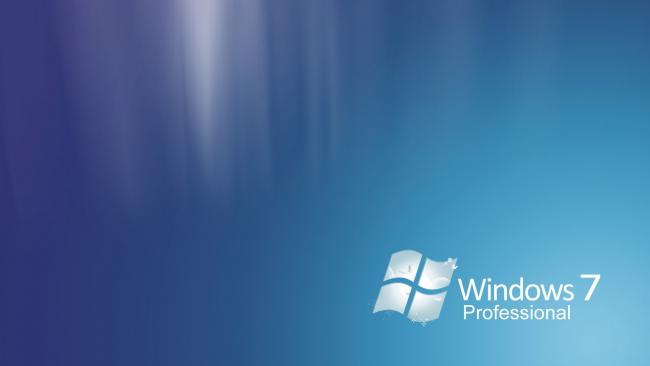 Windows 7 - niebieski