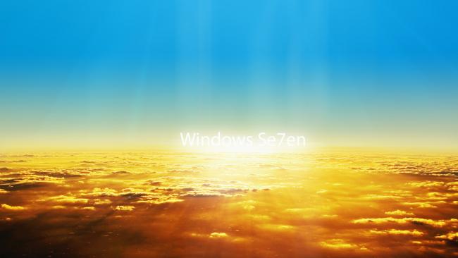 Windows 7 - niebo