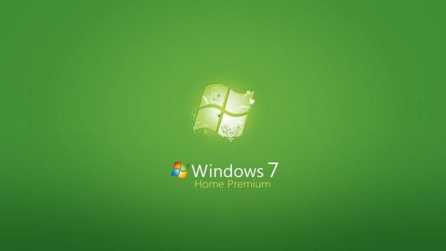 Windows 7 - zielona polana