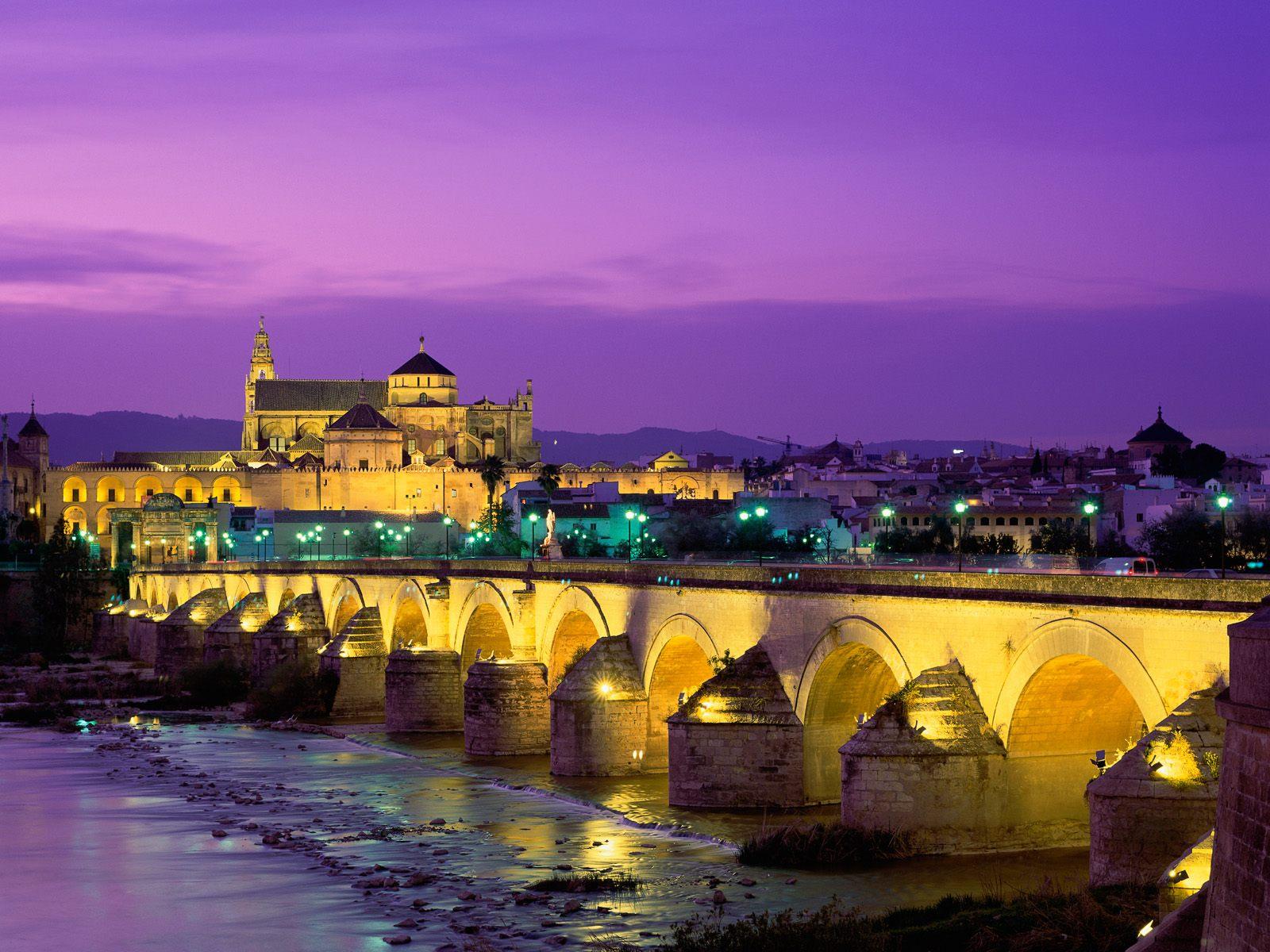 HDmax - Roman Bridge, Guadalquivir River, Cordoba, Spain » Tapety Kraje HD