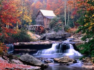 Obrazek: Glade Creek Grist Mill, Babcock State Park, West Virginia