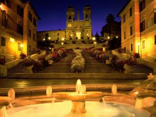 Obrazek: Trinita dei Monti Church, Spanish Steps, Rome, Italy