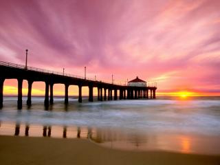 Obrazek: Manhattan Pier, California