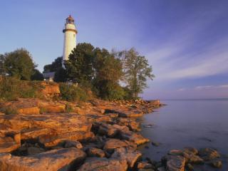 Obrazek: Pointe Aux Barques Lighthouse, Lake Huron, Michigan