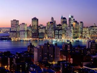 Obrazek: Twilight Sky, New York City, New York