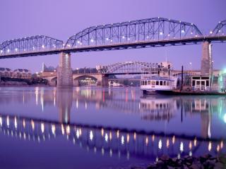 Obrazek: Walnut Street Bridge, Chattanooga, Tennessee