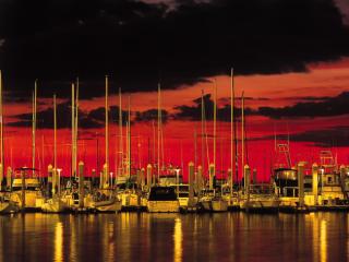 Obrazek: Harbor Sunset, Hollywood, Florida