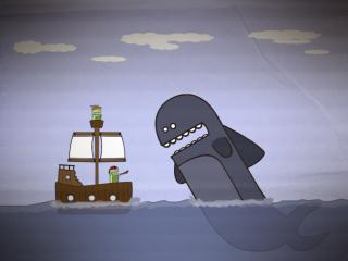 Obrazek: Wieloryb i piraci