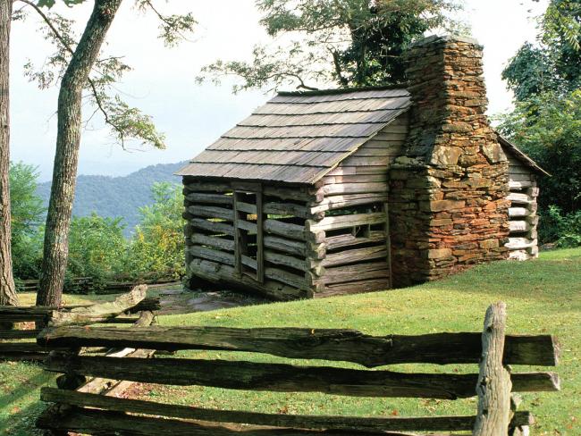 Log Cabin, Blue Ridge Parkway, Virginia