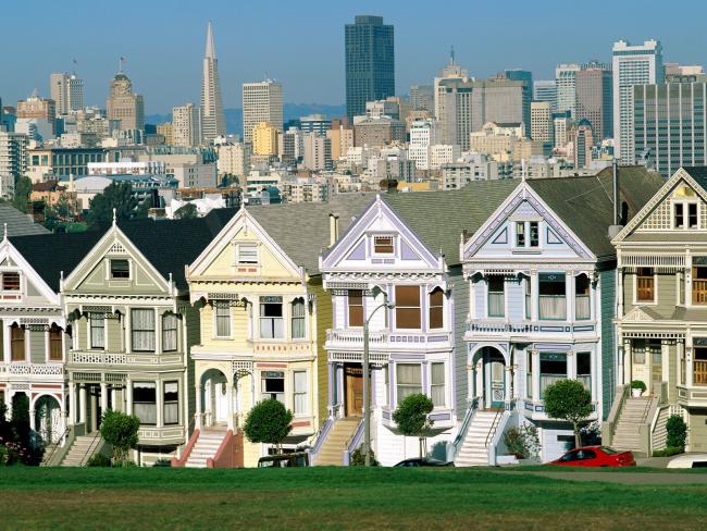 Postcard Row, San Francisco, California