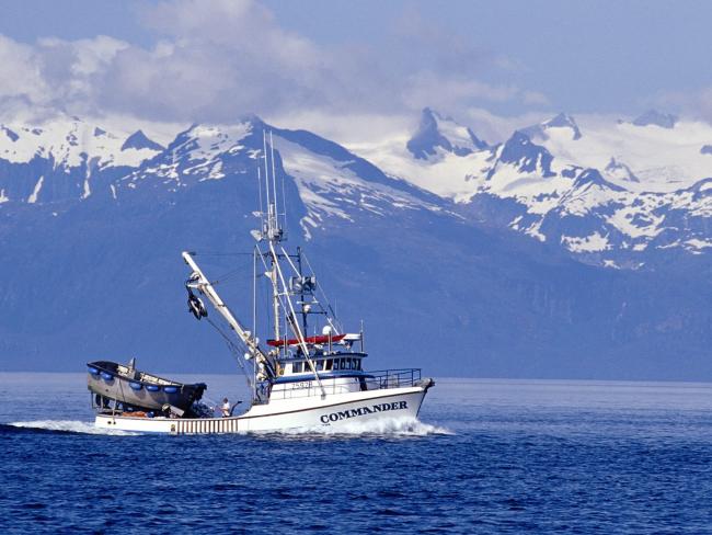 Purse Seiner on Chatham Strait, Alaska