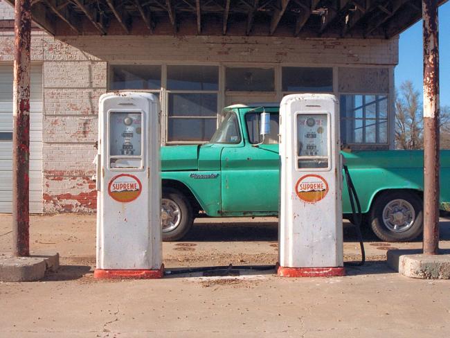 Vintage Gas Pumps, Groom, Texas